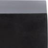 SAFAVIEH Outdoor Collection Zen Mushroom Modern Dark Grey Concrete Accent Table (Fully Assembled)(Black)