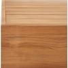 SAFAVIEH Outdoor Couture Collection Kauai Natural Solid Wood Teak Rectangular Coffee Table (CPT1042A)