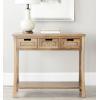 Safavieh American Homes Collection Autumn Vintage Cream 3-Drawer Console Table(Oak)
