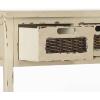 Safavieh American Homes Collection Autumn Vintage Cream 3-Drawer Console Table(Vintage Cream)