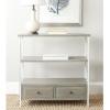 Safavieh American Homes Collection Chandra Pale Blue and White Smoke Console Table(Ash Grey)