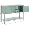 Safavieh American Homes Collection Charlotte Medium Oak Sideboard(Aqua Smoke)