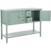 Safavieh American Homes Collection Charlotte Medium Oak Sideboard(Aqua Smoke)