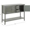 Safavieh American Homes Collection Charlotte Medium Oak Sideboard(Ash Grey)