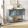 Safavieh American Homes Collection Charlotte Medium Oak Sideboard(Blue / Oak)