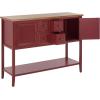 Safavieh American Homes Collection Charlotte Medium Oak Sideboard(Egyptian Red / Oak)
