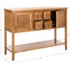 Safavieh American Homes Collection Charlotte Medium Oak Sideboard(Oak)