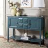 Safavieh American Homes Collection Charlotte Medium Oak Sideboard(Teal)