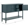 Safavieh American Homes Collection Charlotte Medium Oak Sideboard(Teal)