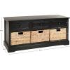 Safavieh American Homes Collection Damien Vintage Grey 3 Drawer Storage Unit(Distressed / Black)