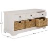 Safavieh American Homes Collection Damien Vintage Grey 3 Drawer Storage Unit(Ivory)