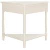 Safavieh American Homes Collection Gomez Vintage Grey Corner Table(Distressed Cream)