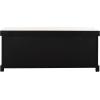 Safavieh American Homes Collection Lonan Grey and White Wicker Storage Bench(Black)