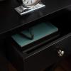 Safavieh American Homes Collection Maxine Vintage Cream Accent Table,Vanilla(Black)