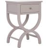 Safavieh American Homes Collection Maxine Vintage Cream Accent Table,Vanilla(Grey)