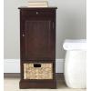 Safavieh American Homes Collection Raven Vintage Grey Tall Storage Unit(Dark Cherry)