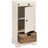 Safavieh American Homes Collection Raven Vintage Grey Tall Storage Unit(Distressed Cream)