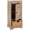 Safavieh American Homes Collection Raven Vintage Grey Tall Storage Unit(White Washed)