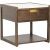 Safavieh Couture Adeline Dark Chocolate 1-drawer Storage Nightstand(Dark Chocolate)