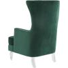 Safavieh Couture Geode Modern Wingback Chair(Forest Green)