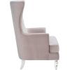 Safavieh Couture Geode Modern Wingback Chair(Pale Taupe)