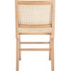 Safavieh Couture Hattie 19-inch Black and Natural Rattan Dining Chair (Set of 2)(Natural)