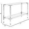 Safavieh Couture Home Arverne Glam Silver Acrylic Console(Silver)