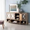 Safavieh Couture Home Juliette Contemporary Grey Mirrored Sideboard(White)