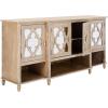 Safavieh Couture Home Juliette Contemporary Grey Mirrored Sideboard(White)