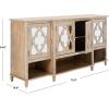 Safavieh Couture Home Juliette Contemporary Grey Mirrored Sideboard(White)