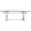 Safavieh Couture Home Montrelle Glam Silver Acrylic Glass Top Coffee Table