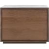 Safavieh Couture Mallory Dark Chocolate 1-Drawer Storage Nightstand(Dark Chocolate)