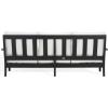 Safavieh Couture Patio Martinique Natural and White Wood Outdoor Sofa, Natural/White(Black)