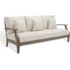 Safavieh Couture Patio Martinique Natural and White Wood Outdoor Sofa, Natural/White(Light Grey/Beige)