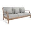 Safavieh Couture Patio Martinique Natural and White Wood Outdoor Sofa, Natural/White(Natural/Grey)