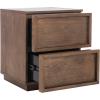 Safavieh Couture Zeus Natural 2-drawer Storage Nightstand(Medium Oak)
