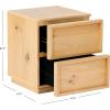 Safavieh Couture Zeus Natural 2-drawer Storage Nightstand(Natural)