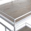 Safavieh Dawson Bar Cart, Rustic Oak/White(Rustic Oak / White)