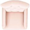 Safavieh Home Colin Blush Pink Velvet and White Washed Tufted Club Chair(Blush / White Washed)