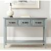Safavieh Home Collection Aiden Black/Oak 3-Drawer Bottom Shelf Console Table(Ash Grey)