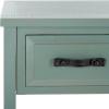Safavieh Home Collection Aiden Black/Oak 3-Drawer Bottom Shelf Console Table(Blue)