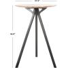 Safavieh Home Collection Axel Tripod Table Pub Set, Grey Wash and Black