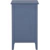 Safavieh Home Collection Everly Drawer White Wash 1-Drawer 2 Removable Baskets Side Table(Blue)