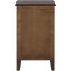 Safavieh Home Collection Everly Drawer White Wash 1-Drawer 2 Removable Baskets Side Table(Dark Chocolate)