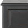 Safavieh Home Collection Everly Drawer White Wash 1-Drawer 2 Removable Baskets Side Table(Distressed Black)