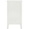 Safavieh Home Collection Everly Drawer White Wash 1-Drawer 2 Removable Baskets Side Table(Vintage White)