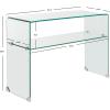Safavieh Home Collection Hollis Clear Console Table