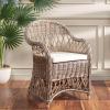 Safavieh Home Collection Inez Natural Wicker Club Chair(Natural)