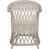 Safavieh Home Collection Inez Natural Wicker Club Chair(White Washed)