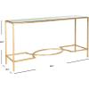Safavieh Home Collection Inga Gold Console Table